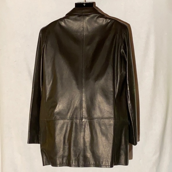 Rémy Lambskin leather blazer size LT - Picture 2 of 12